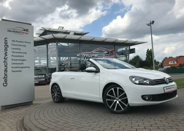 Gebraucht VW Golf Cabriolet 160 PS (117 kW) 2012 Weiß Cabrio