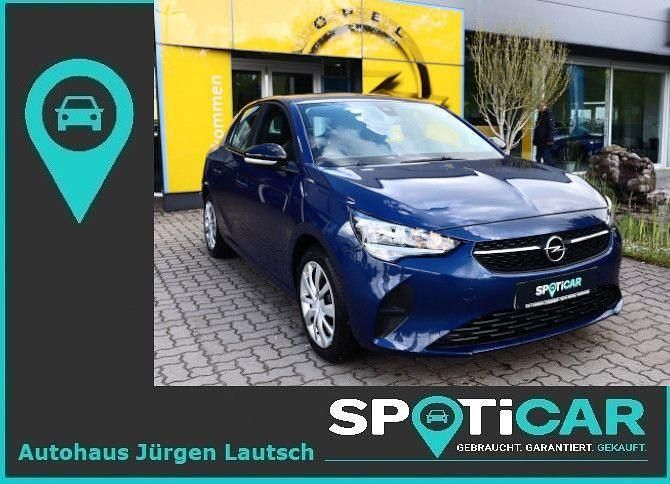 Blue metallic Gebraucht 2021 Opel Corsa Edition Limousine | 12.300 € (Superpreis) - Bild 1/4