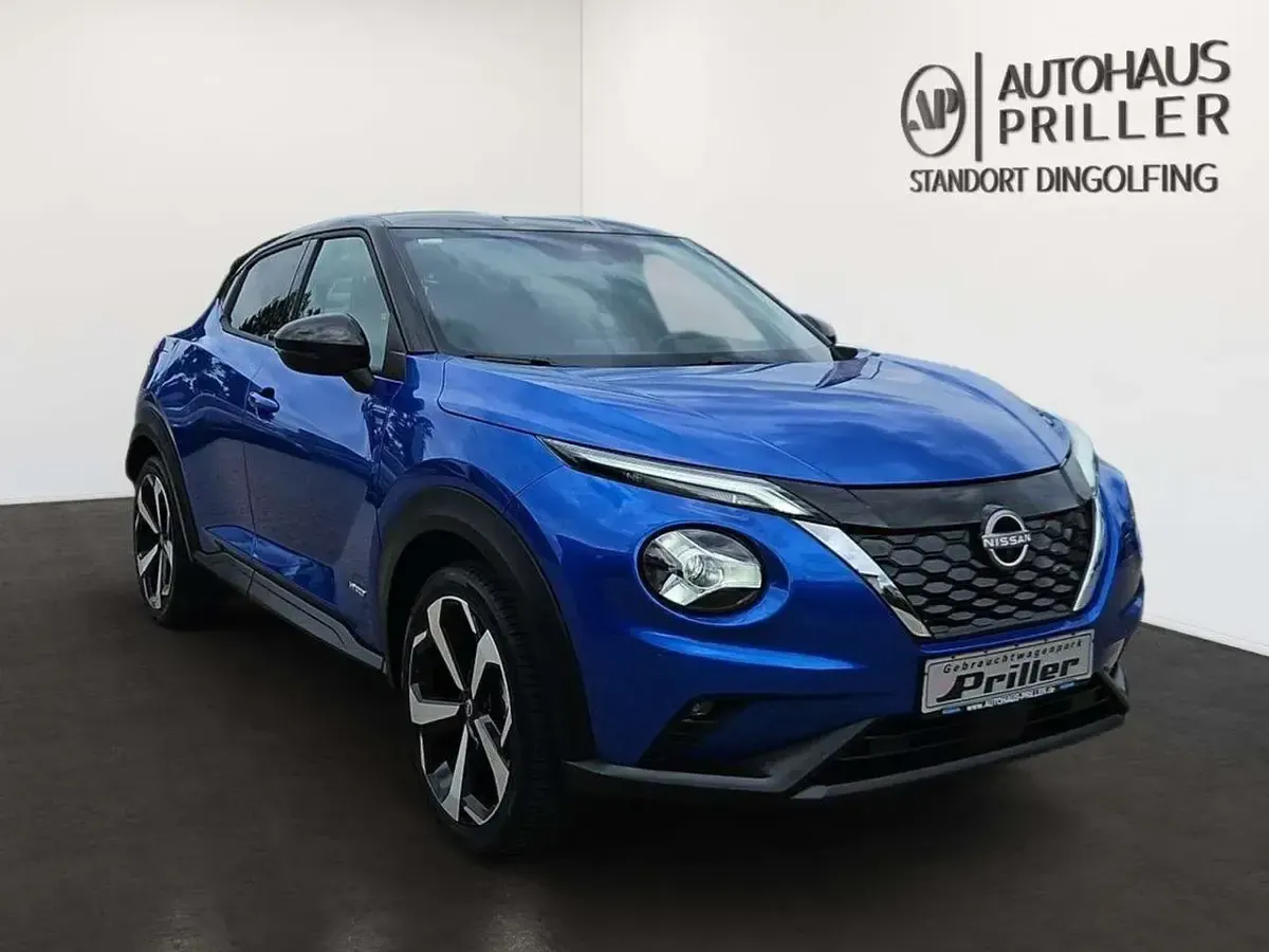 Gebraucht Nissan Juke Tekna 143 PS (105 kW) 2022 Magnetic blue/black m SUV