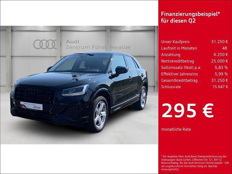Schwarz Gebraucht 2023 Audi Q2 S-Line SUV | 30.375 € (Etwas zu teuer) - Bild 1/4
