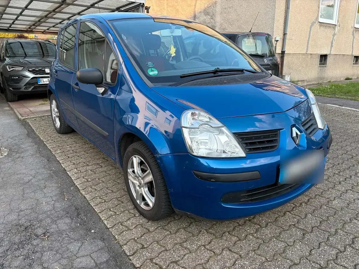 Używany Renault Modus 75 KM (55 kW) 2007 Niebieski Minivan
