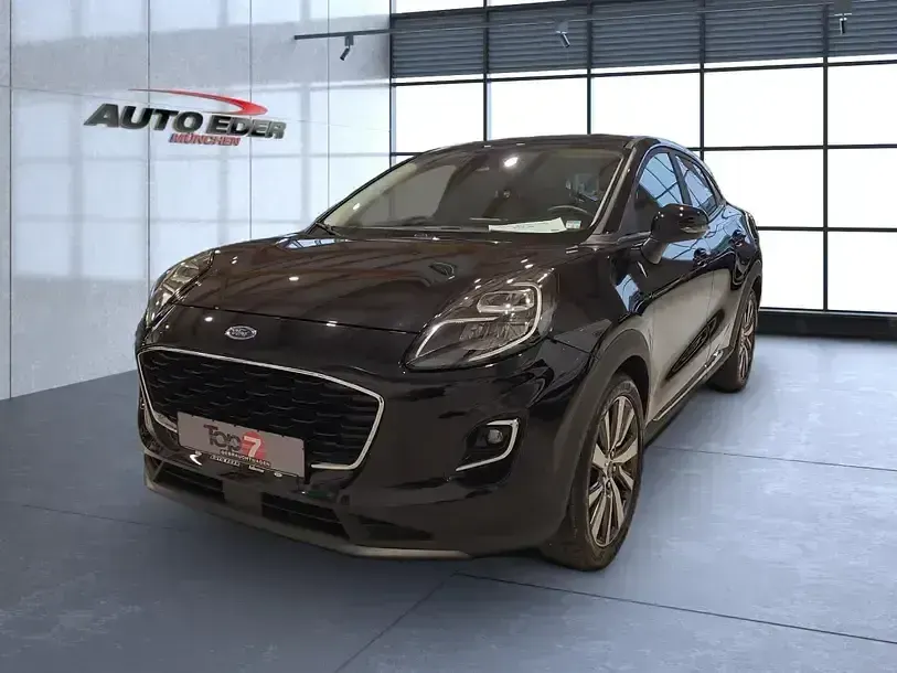 Gebraucht Ford Puma Titanium X 125 PS (91 kW) 2020 Obsidianschwarz (metallic) SUV