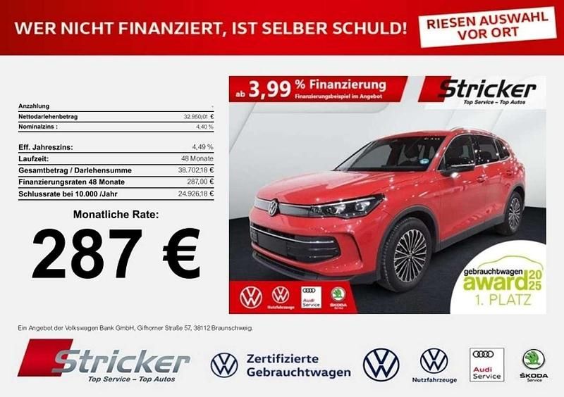 Gebraucht VW Tiguan Goal 150 PS (110 kW) 2025 Rot SUV