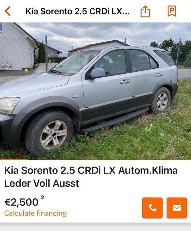 Silber Gebraucht 2004 Kia Sorento SUV | 2.000 € (Superpreis) - Bild 1/4