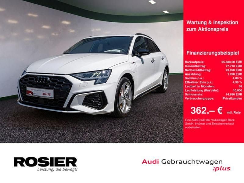 Weiss / ibisweiss Gebraucht 2022 Audi A3 e-tron Kleinwagen | 25.880 € (Fairer Preis) - Bild 1/4