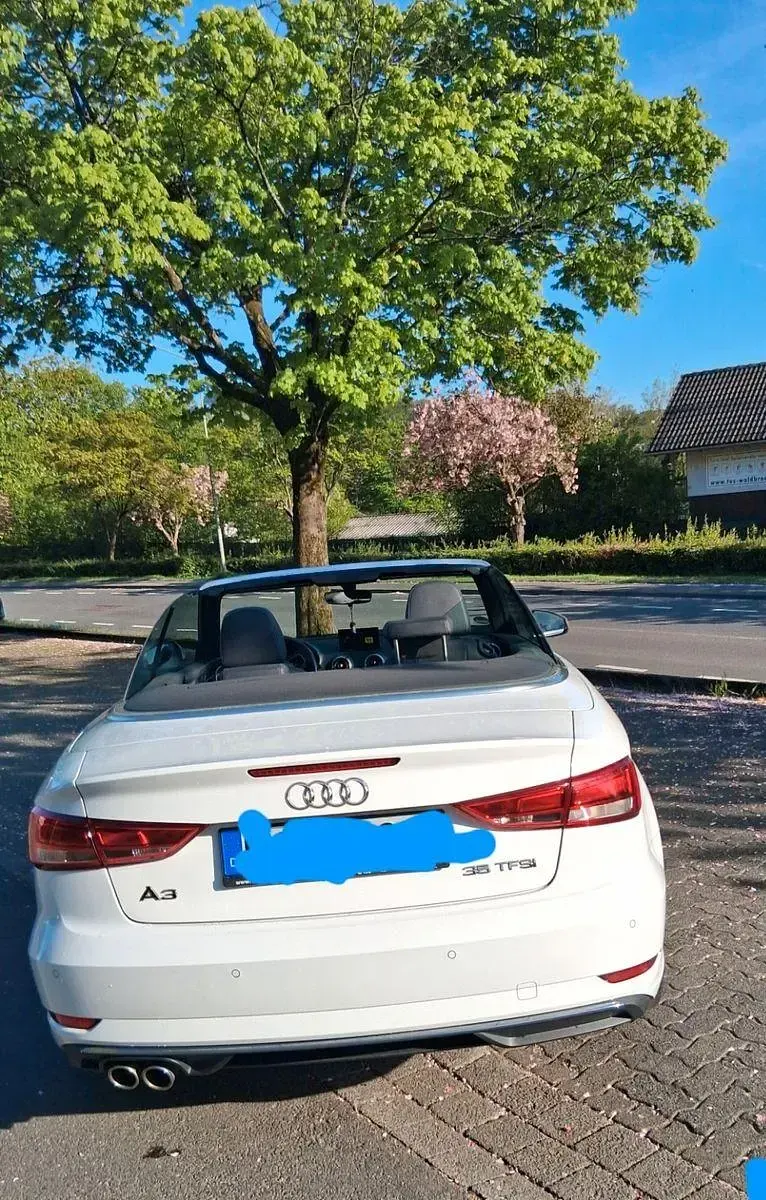 Gebraucht Audi A3 Cabriolet Design 150 PS (110 kW) 2019 Weiß Cabrio