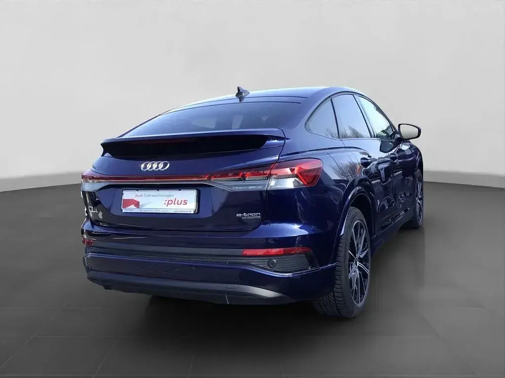 Gebraucht Audi Q4 Sportback e-tron S-Line 210 kW (286 PS) 2024 Blau SUV