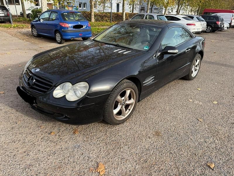 Schwarz Gebraucht 2004 Mercedes SL350 Cabrio | 8.500 € (Guter Preis) - Bild 1/4