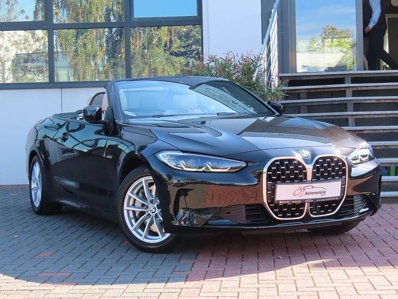 Schwarz Gebraucht 2021 BMW 430 Cabriolet Sport Line Cabrio | 39.900 € (Superpreis) - Bild 1/4
