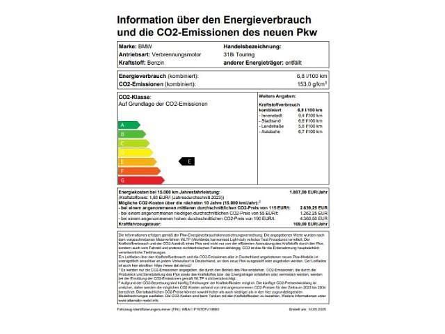 Gebraucht BMW 318 156 PS (114 kW) 2025 Schwarz Kombi