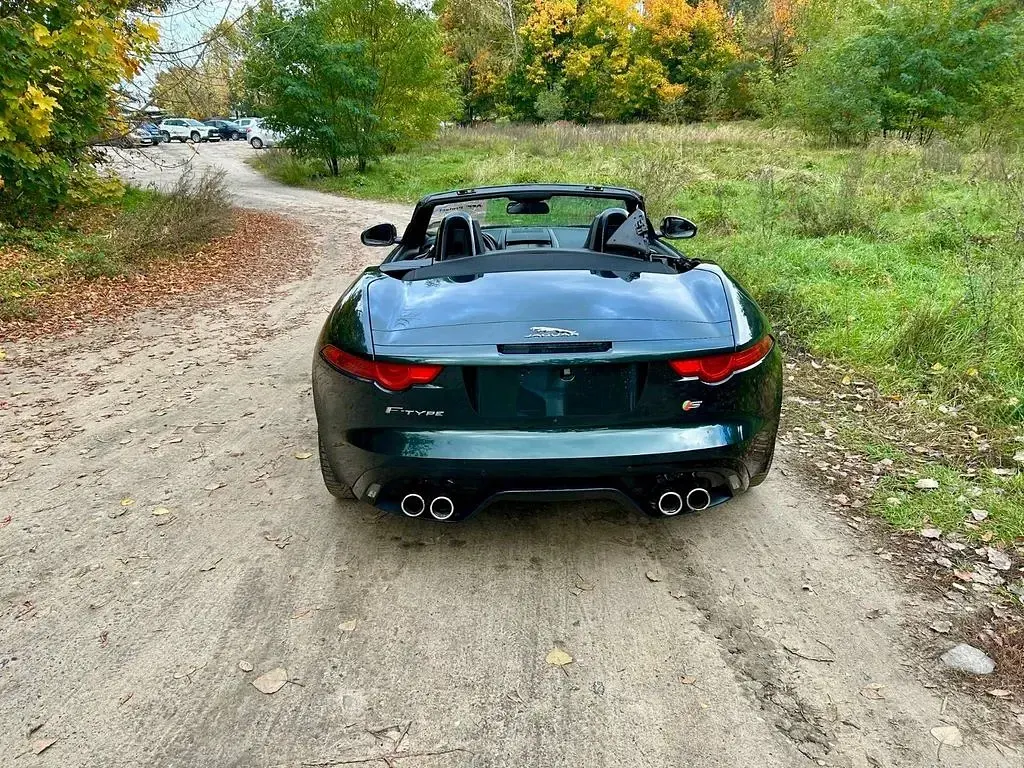 Używany Jaguar F-Type 500 KM (367 kW) 2014 Zielony Kabriolet