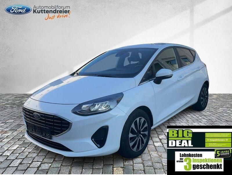 Frostweiß Gebraucht 2022 Ford Fiesta Titanium Kleinwagen | 14.880 € (Fairer Preis) - Bild 1/3