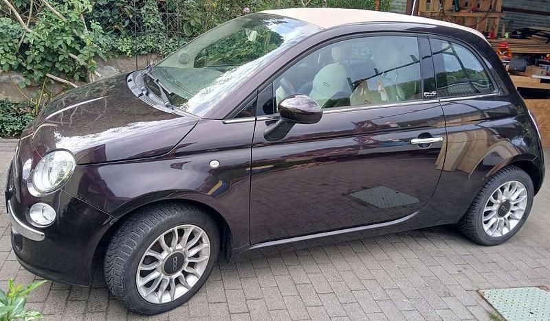 Violett Gebraucht 2012 Fiat 500C Lounge Cabrio | 6.300 € (Fairer Preis) - Bild 1/4