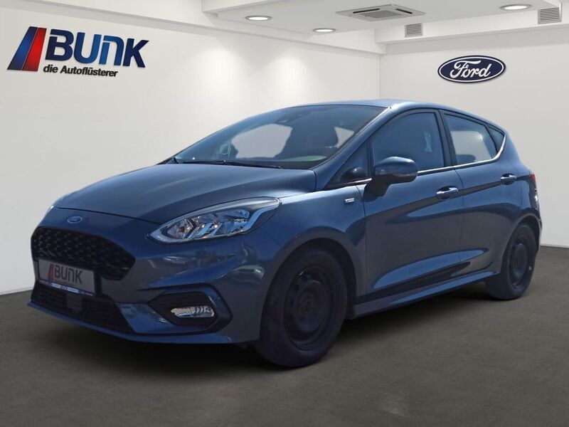 Chromablau Gebraucht 2019 Ford Fiesta ST-Line Kleinwagen | 15.980 € (Teuer) - Bild 1/4
