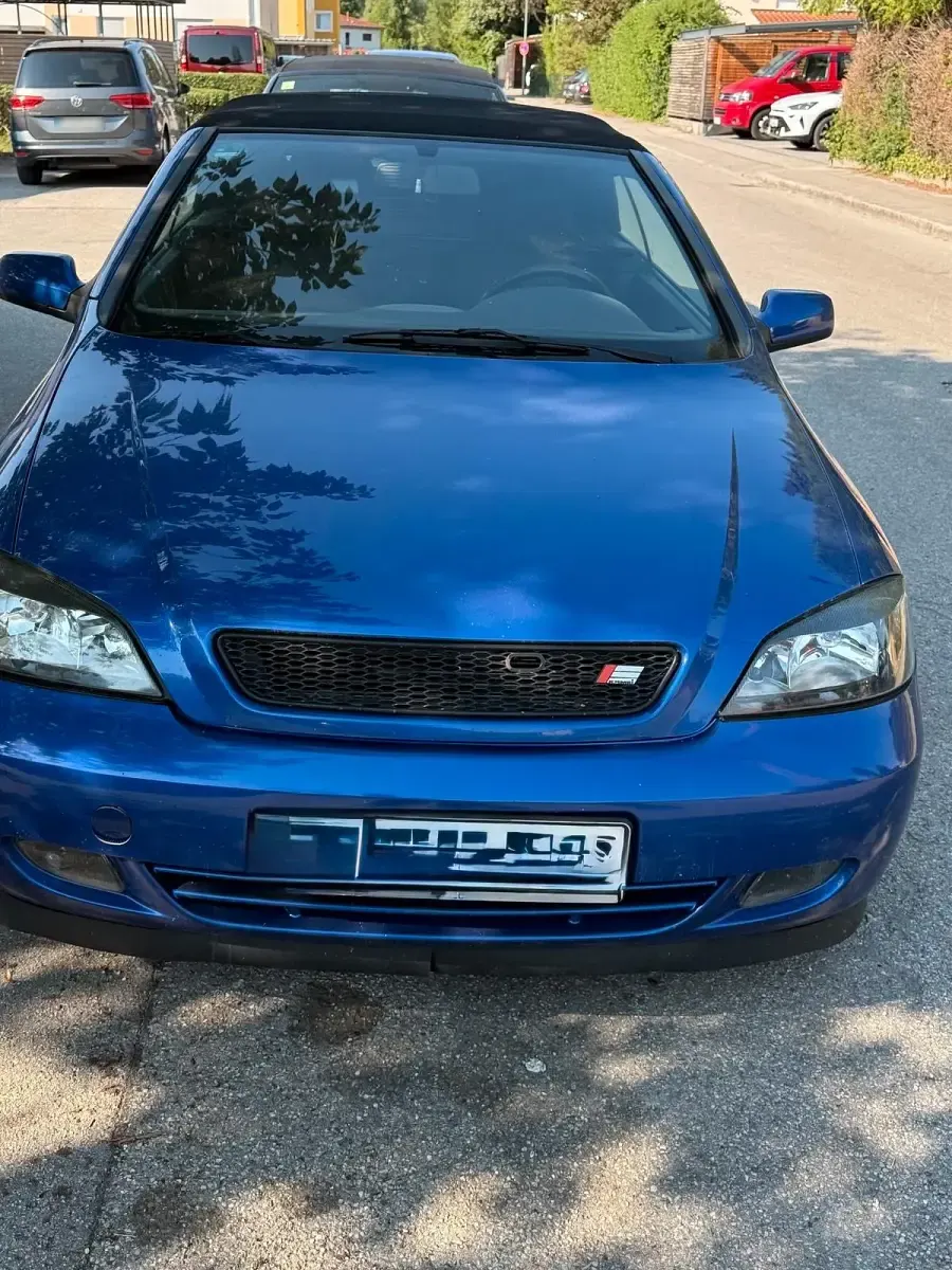 Gebraucht Opel Astra 125 PS (91 kW) 2003 Blau Cabrio