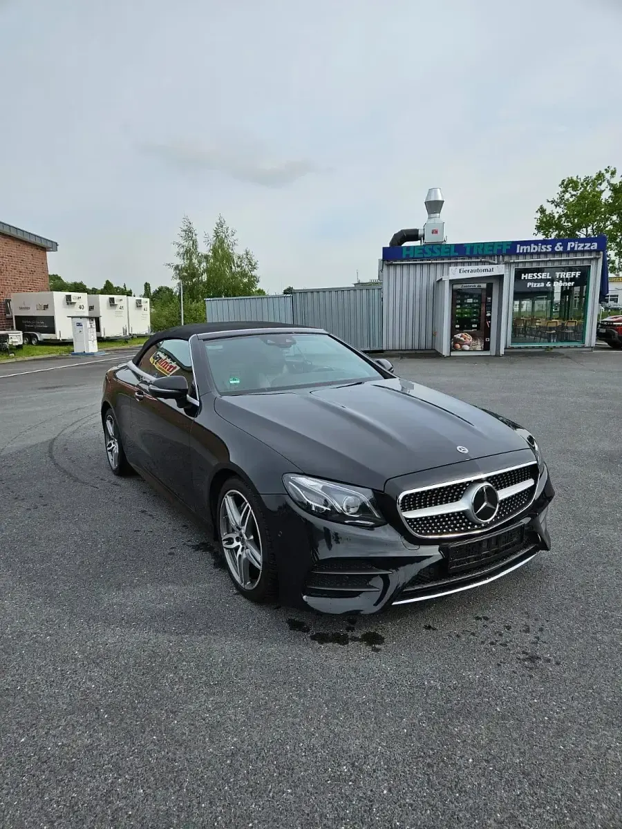 Brugt Mercedes E220 194 HK (142 kW) 2019 Sort Cabriolet