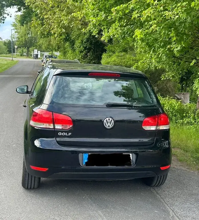 Gebraucht VW Golf VI Trendline 80 PS (58 kW) 2009 Schwarz Kleinwagen