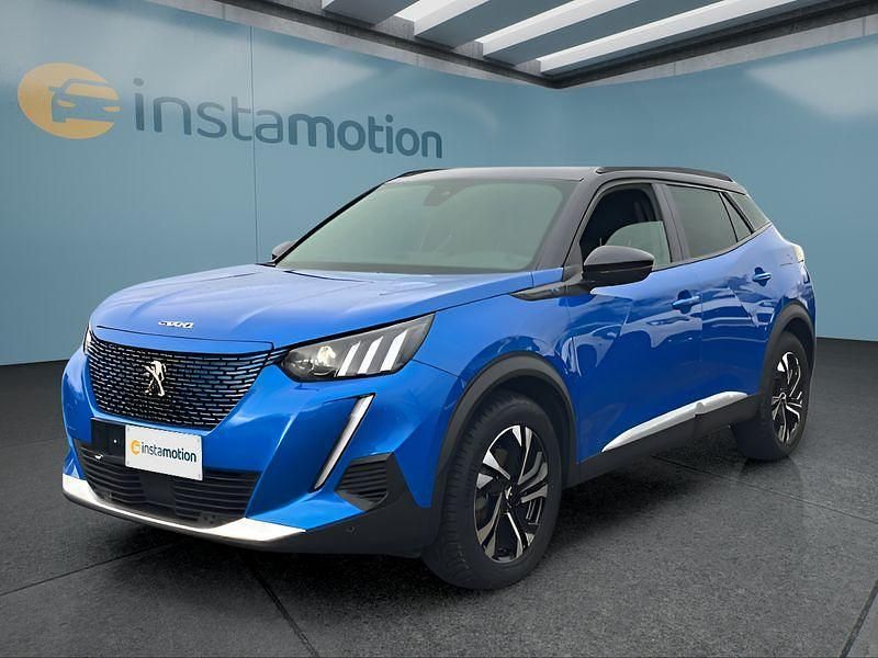 Blau Gebraucht 2023 Peugeot e-2008 GT SUV | 20.499 € (Fairer Preis) - Bild 1/4