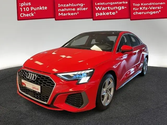 Gebraucht Audi A3 S-Line 200 PS (147 kW) 2023 Misanorot, perleffekt Limousine