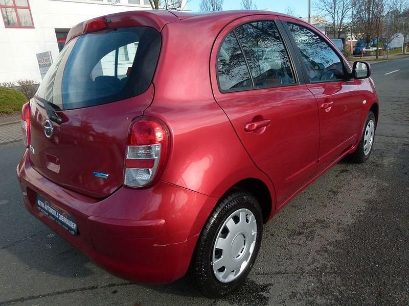 Gebraucht Nissan Micra Acenta 80 PS (58 kW) 2011 Rot Kleinwagen