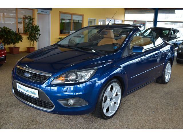 Blau Gebraucht 2008 Ford Focus Cabriolet Titanium Cabrio | 7.880 € - Bild 1/1