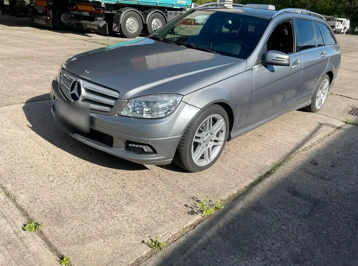 Gebraucht Mercedes C350 AMG line 224 PS (164 kW) 2009 Silber Kombi
