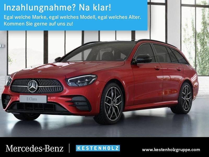Rot Gebraucht 2023 Mercedes E400 AMG Kombi | 55.890 € (Fairer Preis) - Bild 1/4