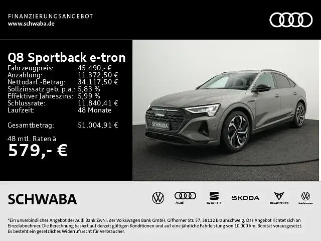 Gebraucht Audi e-tron Sportback Advanced Plus 250 kW (340 PS) 2023 Grau SUV
