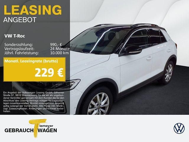 Weiß Gebraucht 2025 VW T-Roc Goal SUV | 30.380 € (Superpreis) - Bild 1/4