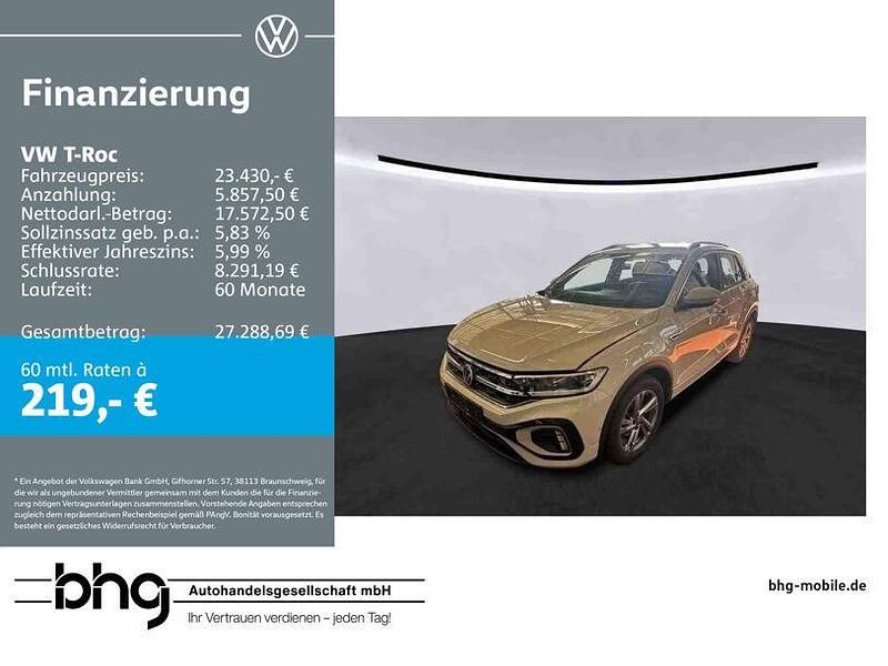 Gebraucht VW T-Roc R-line 110 PS (80 kW) 2024 Grau SUV