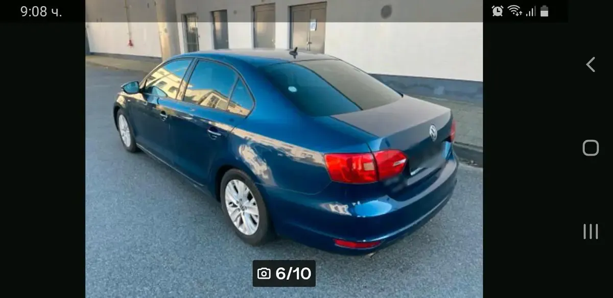 Gebraucht VW Jetta 105 PS (77 kW) 2014 Blau Limousine