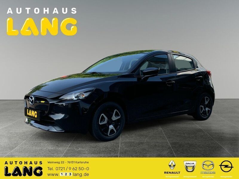 Jet black (metallic) Gebraucht 2023 Mazda 2 Center-Line Kleinwagen | 19.890 € (Fairer Preis) - Bild 1/4
