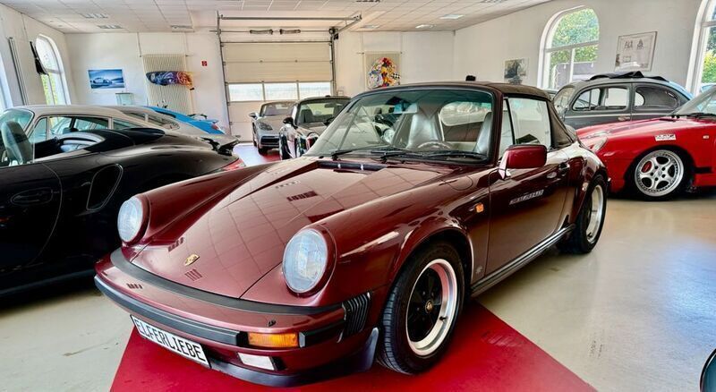 Rot Gebraucht 1986 Porsche 911 Cabrio | 64.912 € - Bild 1/4