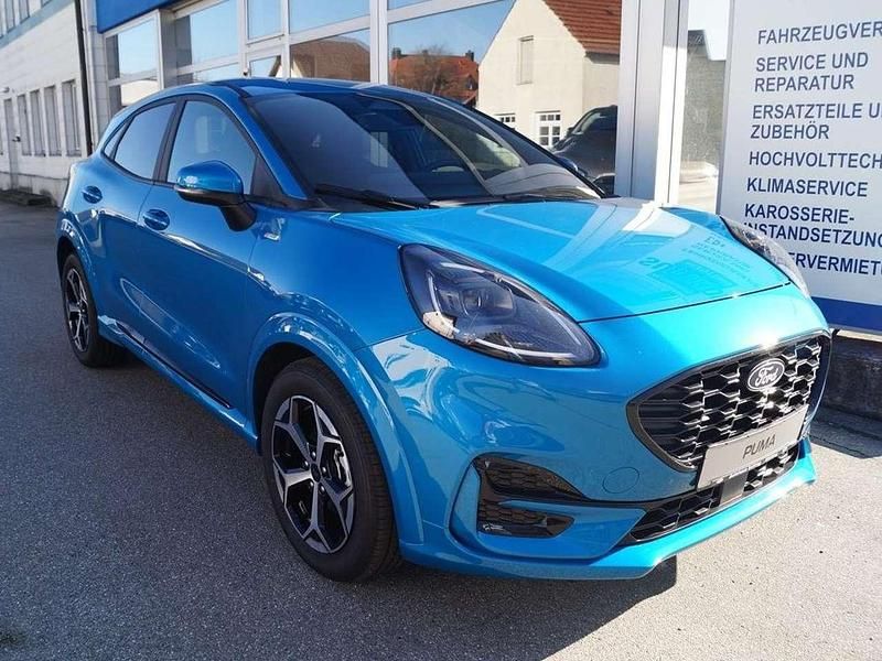 Neu Ford Puma ST-Line 125 PS (91 kW) 2025 Digital aqua blue SUV