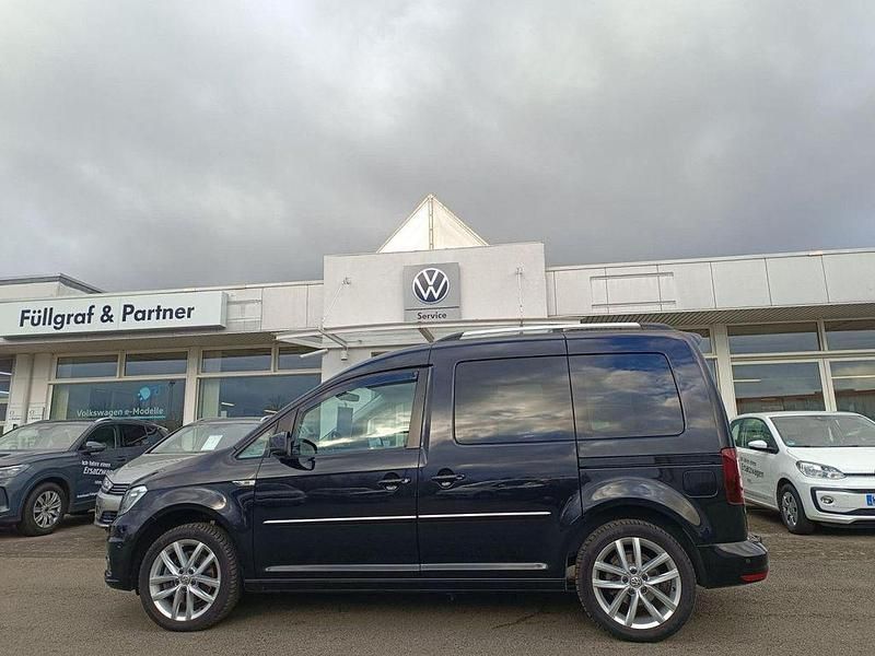 Gebraucht VW Caddy Highline 150 PS (110 kW) 2019 Deep black perleffekt Van / Kleinbus