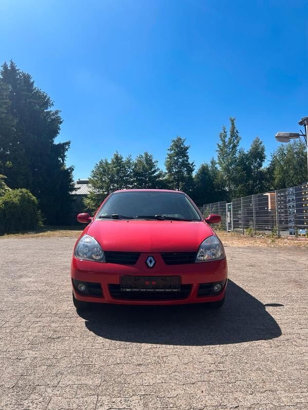 Rot Gebraucht 2008 Renault Clio II Campus Kleinwagen | 1.650 € - Bild 1/4