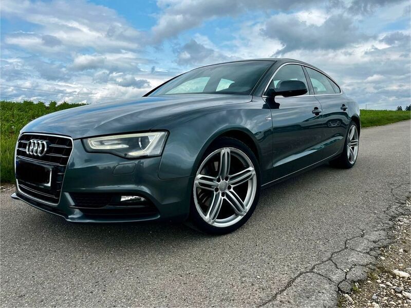 Grau Gebraucht 2012 Audi A5 Sportback S-Line Limousine | 10.500 € (Guter Preis) - Bild 1/4