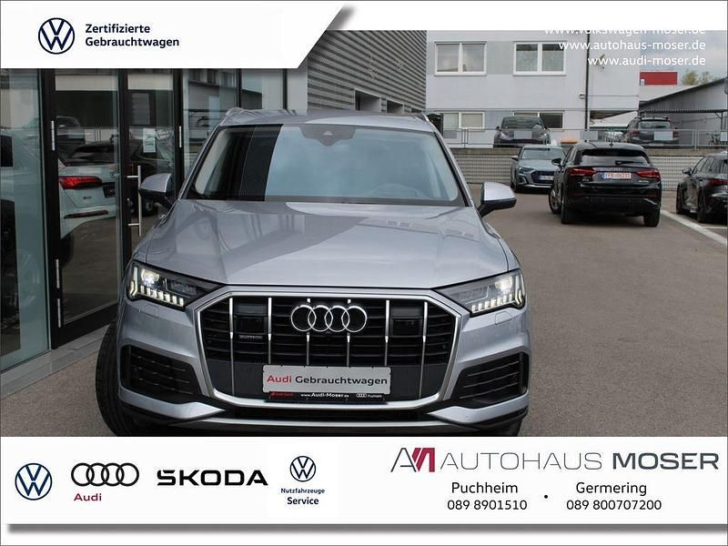Silber Gebraucht 2022 Audi Q7 Ambiente SUV | 57.920 € (Superpreis) - Bild 1/4