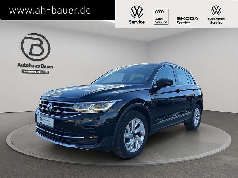 Schwarz Gebraucht 2021 VW Tiguan Elegance SUV | 25.920 € (Superpreis) - Bild 1/4