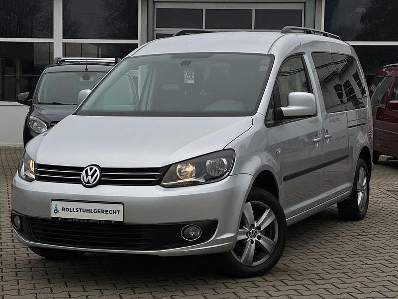 Gebraucht VW Caddy Maxi 102 PS (75 kW) 2012 Silber Van / Kleinbus