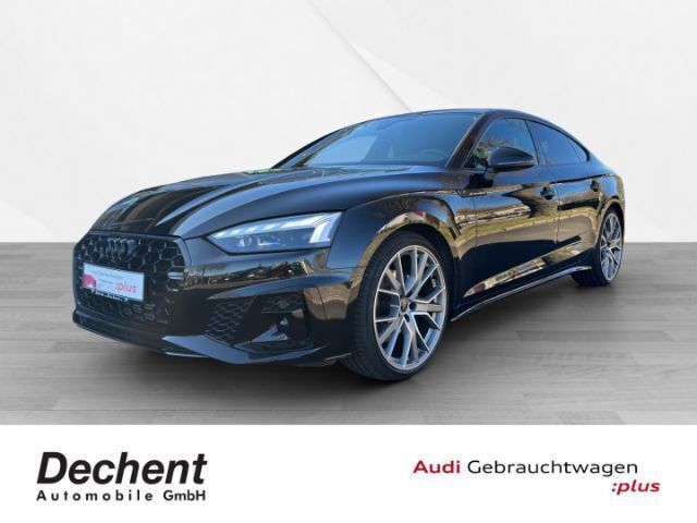 Mythosschwarz metallic Gebraucht 2023 Audi A5 Sportback Business Limousine | 42.280 € (Etwas zu teuer) - Bild 1/4