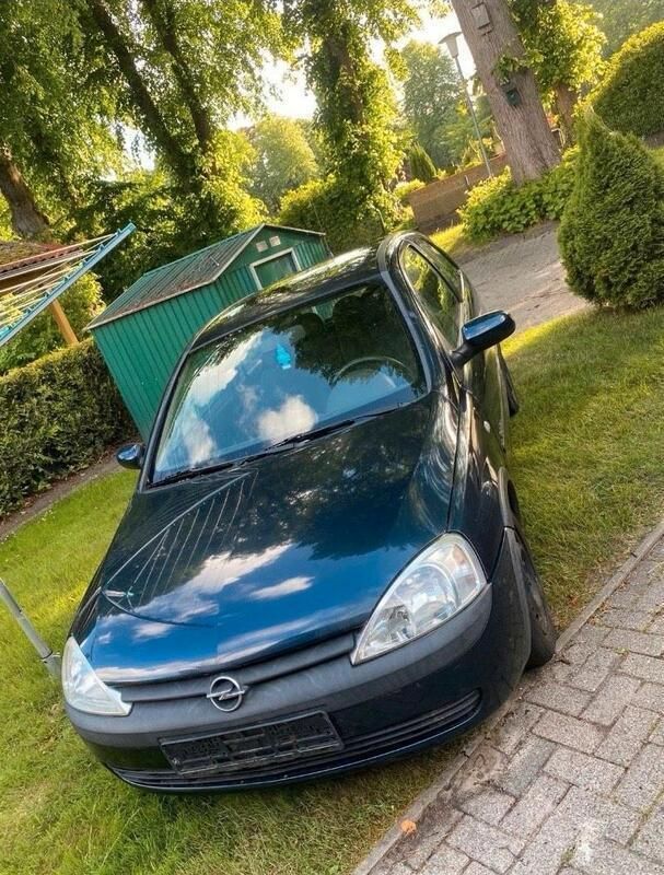 Blau Gebraucht 2002 Opel Corsa Kleinwagen | 350 € (Superpreis) - Bild 1/4