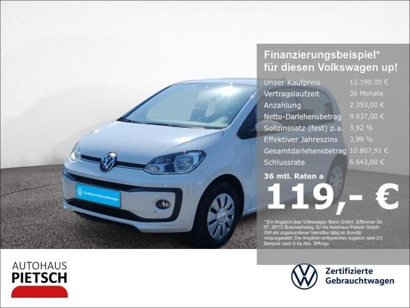 Gebraucht VW up! Move 65 PS (47 kW) 2022 Weiss Kleinwagen
