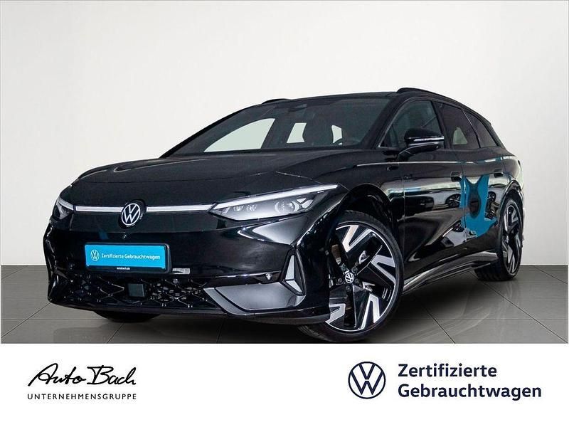 Schwarz (grenadillschwarz metallic) Gebraucht 2025 VW ID.7 GTX Limousine | 53.840 € - Bild 1/4