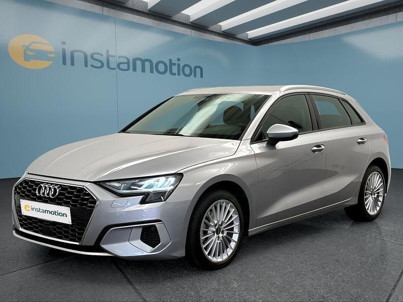 Silber Gebraucht 2022 Audi A3 Sportback Kleinwagen | 25.999 € (Fairer Preis) - Bild 1/4