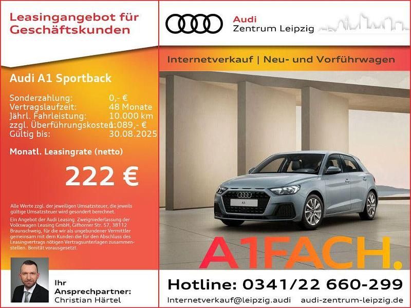 Schwarz Neu 2025 Audi A1 Sportback Advanced Plus Kleinwagen | 24.490 € (Superpreis) - Bild 1/2