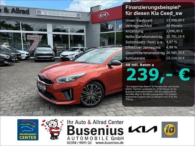 (rng) orange fusion met. metallic Gebraucht 2020 Kia Ceed Sportswagon Kombi | 23.990 € (Teuer) - Bild 1/4