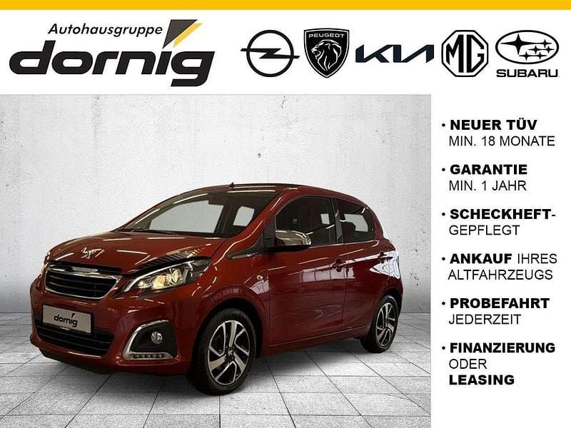 Antelope rot metallic Gebraucht 2020 Peugeot 108 Top! Collection Kleinwagen | 11.290 € (Fairer Preis) - Bild 1/3