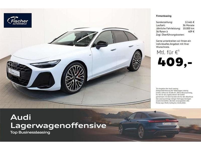 Neu Audi A6 Edition .1 367 PS (269 kW) 2025 Gletscherweiß metallic Kombi