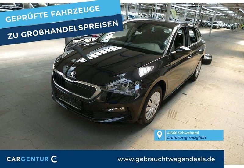 Schwarz magic perleffekt Gebraucht 2022 Skoda Scala Ambition Kleinwagen | 16.690 € (Superpreis) - Bild 1/3